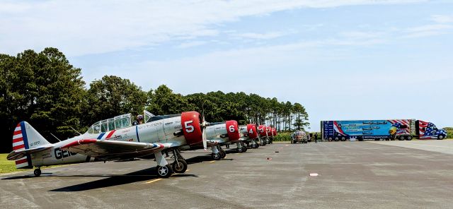 N58224 — - GEICO SKYTYPERS on the flightline for the Ocean City MD Air Show