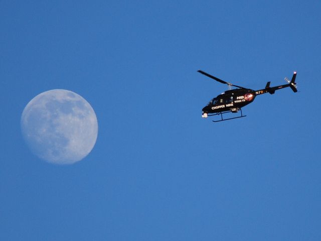 N79TV — - ABC affiliate, WSOC TVs "Chopper Nine" flying over the neighborhood in Huntersville, NC - 12/29/09