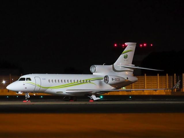 Dassault Falcon 7X (B-3333) - Photo taken on Jan 18, 2023.