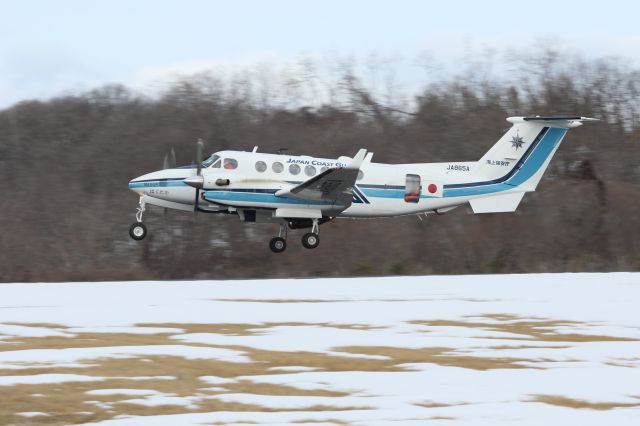 Beechcraft Super King Air 350 (JA865A) - 11 February 2017: Japan Coast Guard:Beechcraft 350 King Air