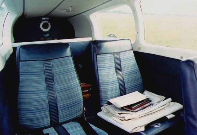 N21FD — - N21FD Beechcraft Sundowner cabin, photo taking in the 1990s