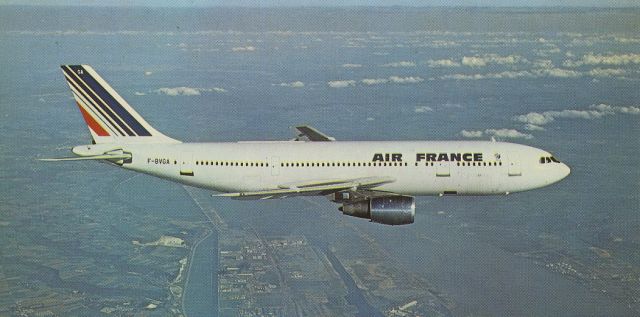 Airbus A300F4-200 (F-BVGA) - scanned from postcardbr /air france