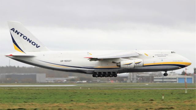 Antonov An-124 Ruslan (UR-82027) - adb an-124-100m ur-82027 landing at shannon from dammam 29/10/20.