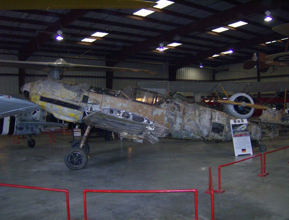 — — - Bf-109 from lake bottom