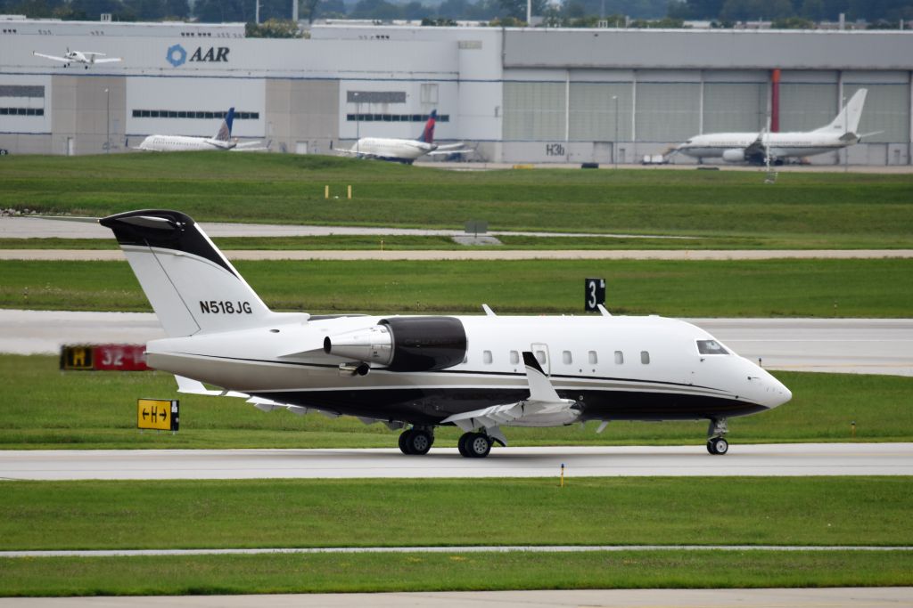 Canadair Challenger (N518JG) - Joe Gibbs racing. 08-12-23