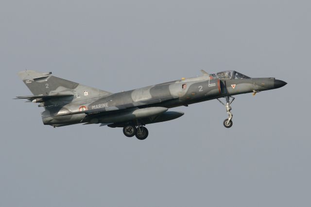 FNY2 — - French Naval Aviation Dassault Super Etendard M (SEM), Short approach Rwy 08, Landivisiau Naval Air Base (LFRJ)