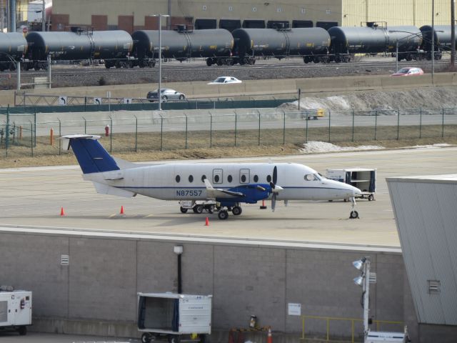 Beechcraft 1900 (N87557) - March 15th, 2014 Once a common sight around KCLE, the B1900s of Silver Airways are now all gone. This bird is currently in storage.  