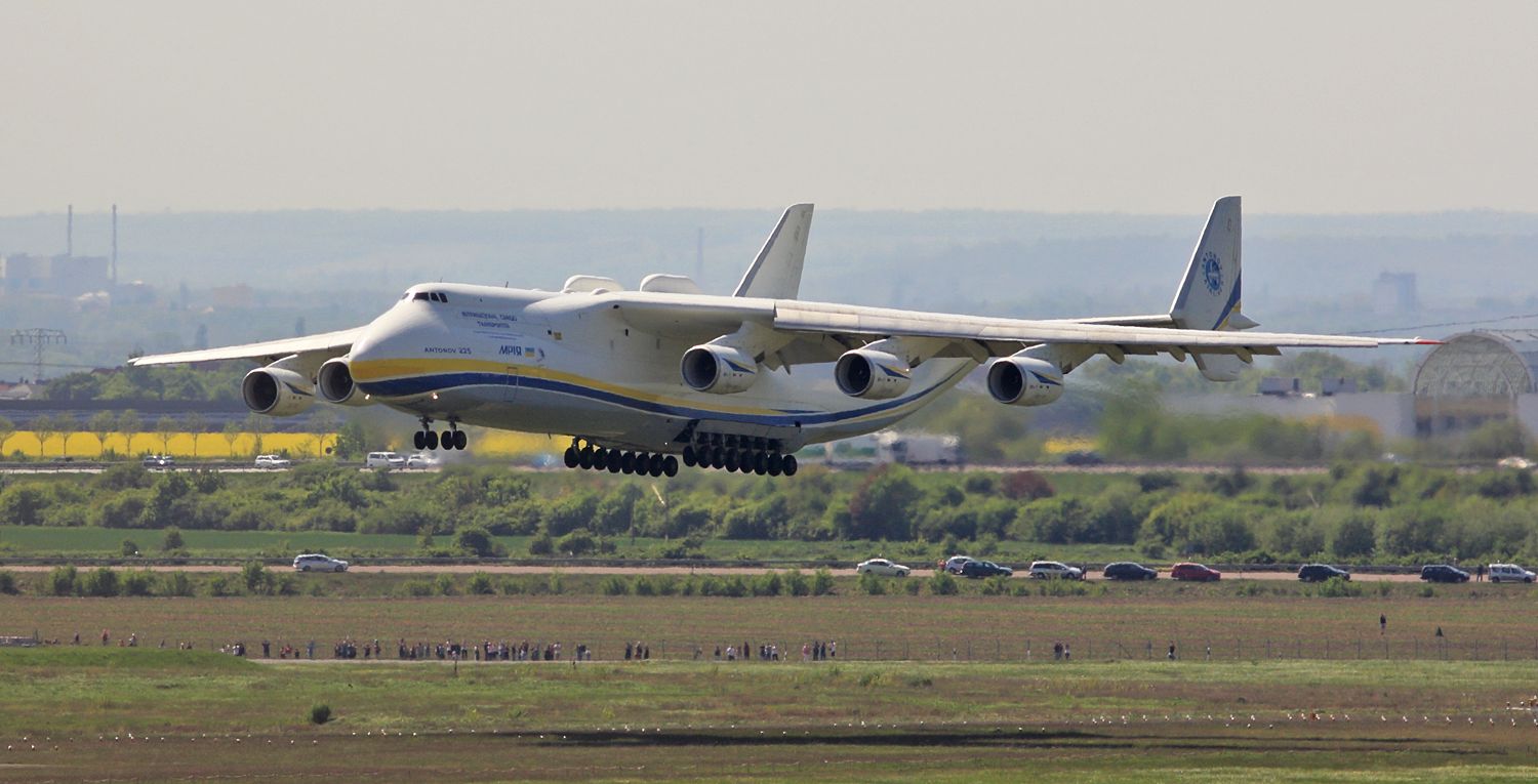 Antonov An-225 Mriya (UR-82060) - Congratulations Mrija on successful 25 landing at Leipzig Airport.