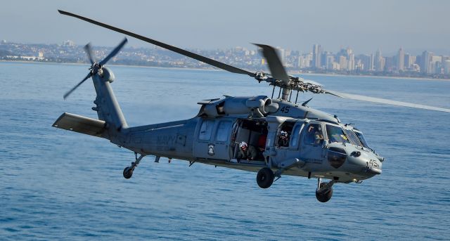 16-8580 — - Helicopter Sea Combat Squadron 23 (HSC-23)<br>MH-60S Knighthawk 168580<br>Capt. B. G. Reynolds - Deputy Commodore - Naval Base San Diegobr /USS Essex (LHD-2)br /Family Reunion 2016br /Photo: TDelCorobr /March 4, 2016