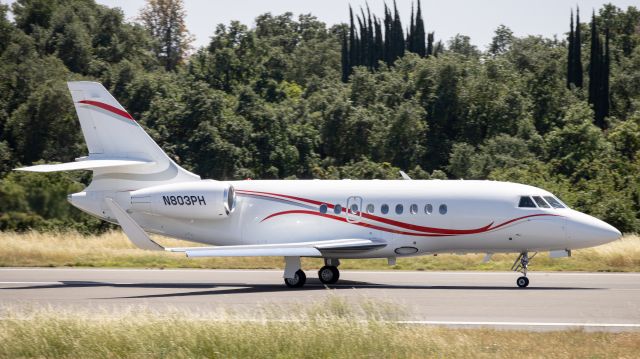 Dassault Falcon 2000 (N803PH) - Departing Modesto to Spirit of St. Luis Airport (KSUS)