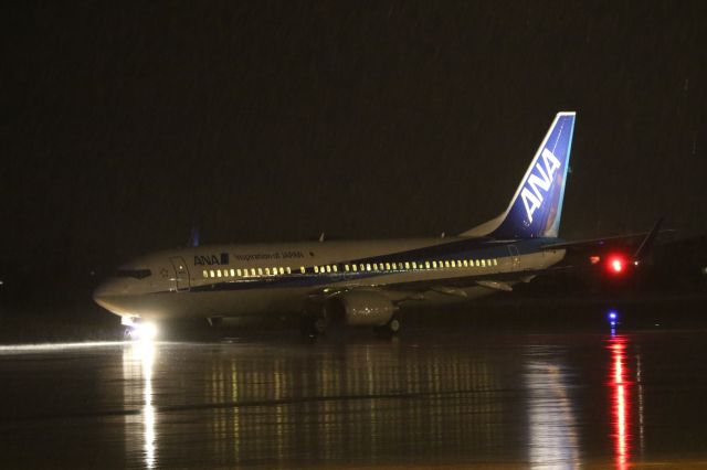 Boeing 737-800 (JA67AN) - 27 November 2015:HKD-HND.