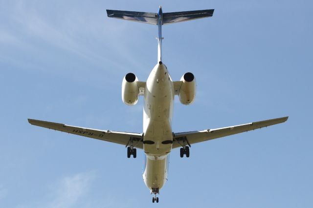 Embraer ERJ-145 — - Approaching runway 027L at LHR.