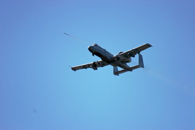— — - Air-To-Ground Rocket Fired by A-10 at Hardwood Range