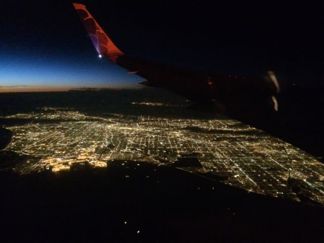 BOEING 767-300 (N588HA) - HAL-36 at 36,000 over LA area