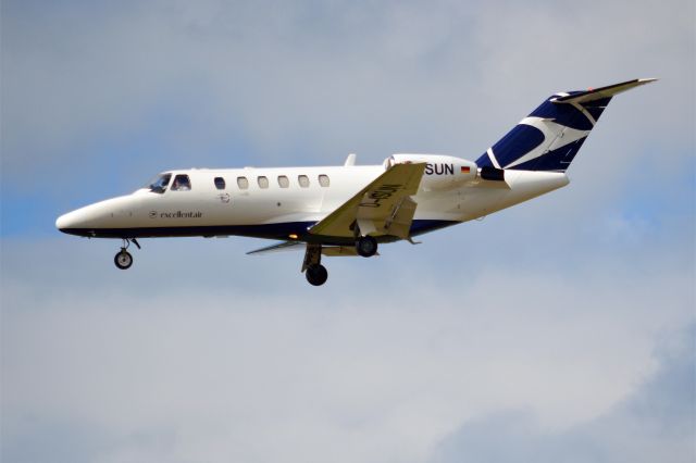 Cessna Citation CJ2+ (D-ISUN) - Excellent Air  Cessna 525A Citation CJ2 (D-ISUN) Late afternoon arrival at NCL (Photo 29May24)