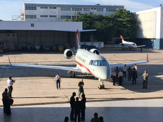 Eclipse 500 (FAB3601) - Legacy 500 at Santos Dumont Airport. Brand new aircraft for Brazilian Special Flight Inspection Group/DECEA/Brazilian Air Force. State of the Art!