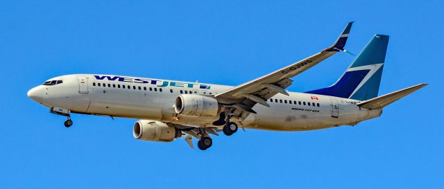 Boeing 737-800 (C-GJWS) - C-GJWS WestJet Boeing 737-8CT  / 802 (cn 34152/1714) - Harry Reid International Airport (KLAS)br /br /Photo: TDelCoro (Sunset Regional Park)br /May 13. 2022