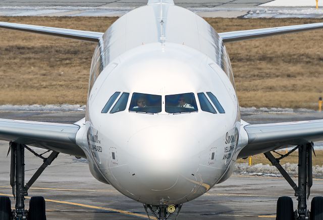 Airbus A321neo (N636FR) - FFT3232, an A321neo, arriving in Cleveland Ohio from Harry Reid Intl – KLAS on Valentine’s Day 2025.