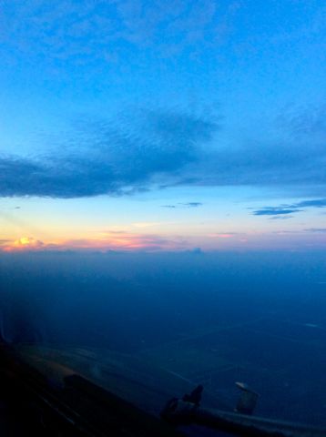 Douglas DC-9-10 — - Colorful  evening over texas