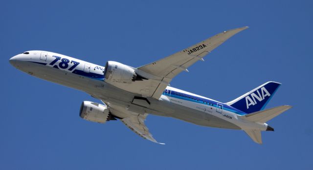 Boeing 787-8 (JA823A) - Departure ANA # 171 to NRT  06-15-2015