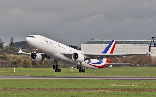 Airbus A330-200 (F-RARF) - "ctm1276" french air force a330-223 f-rarf dep shannon for prestwick 28/2/19.