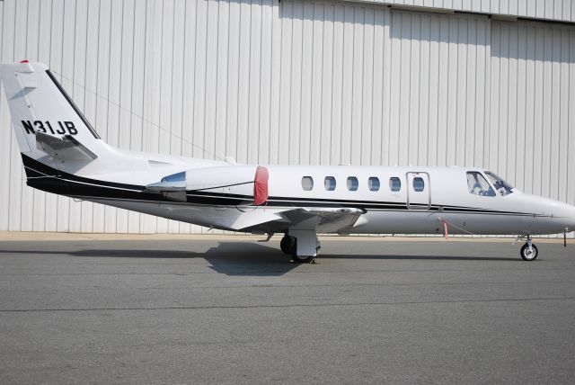 Cessna Citation II (N31JB) - JEFF BURTON AUTOSPORTS INC parked at KJQF - 2/10/09