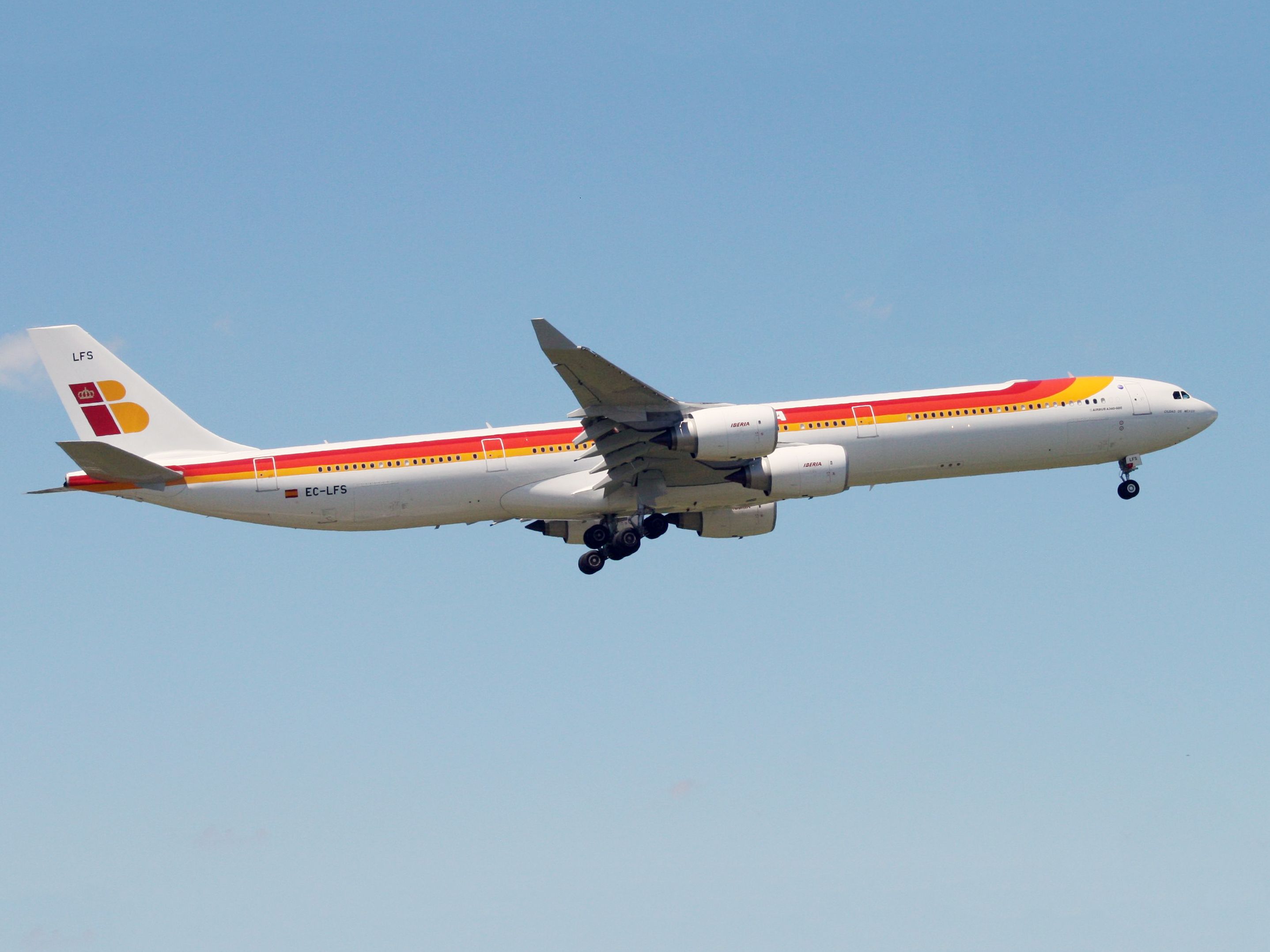 EC-LFS — - An Airbus A340-600 of Spains flag carrier IBERIA.