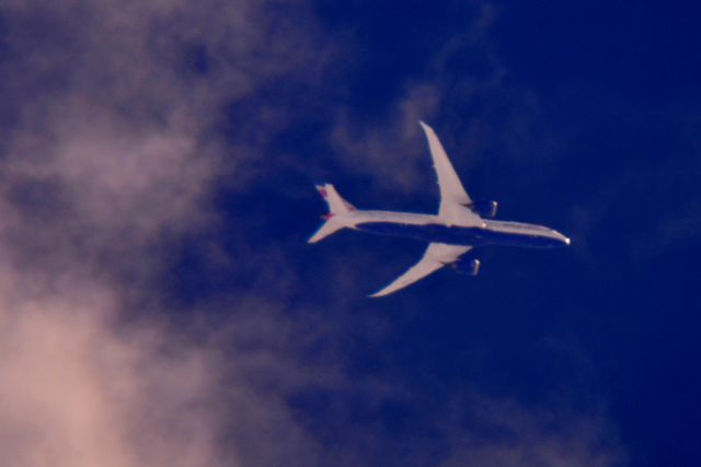 Boeing 787-9 Dreamliner (G-ZBKE) - British Airways 191 London Heathrow to Austin-Bergstrom Intl over Cleveland 40,000 ft. 08.21.16.