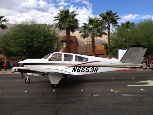 Beechcraft Bonanza (36) (N6653R) - AOPA Parade of Planes - Palm Springs