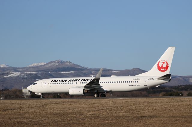 Boeing 737-800 (JA314J) - February 12, 2024:HKD-HND.