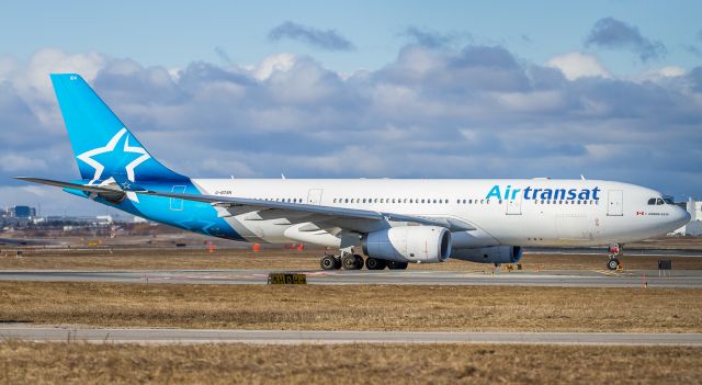 Airbus A330-200 (C-GTSN) - Air Transat 214 readies for departure to Punta Cana, Dominican Republic