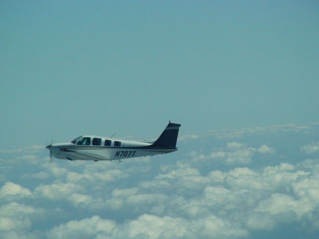 Beechcraft Bonanza (36) (N707T) - flight over gulf of Mexico