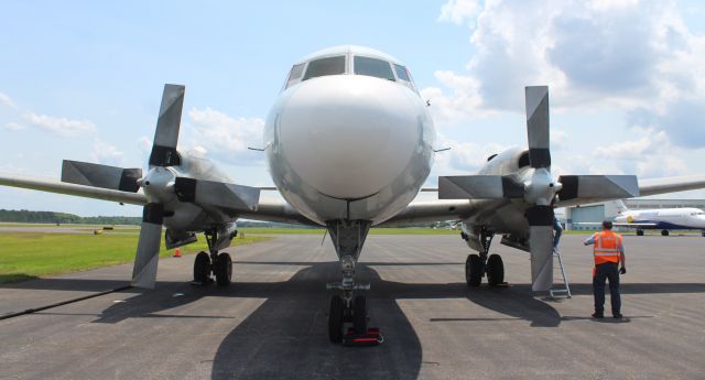 CONVAIR CV-580 (XA-UPL) - A 1952 model Convair 580 on the commercial ramp at Tuscaloosa National Airport, AL - afternoon, May 20, 2022.