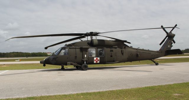 Sikorsky S-70 (ARMY20307) - A Sikorsky HH-60M MEDEVAC Black Hawk on the ramp at Gulf Air Center, Jack Edwards National Airport, Gulf Shores, AL - March 28, 2018. 