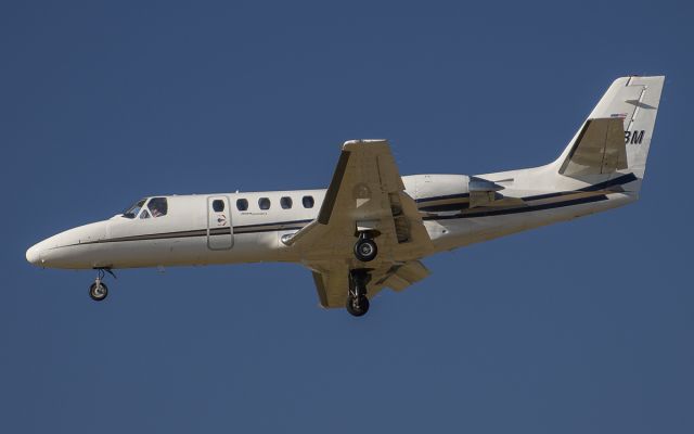 Cessna Citation V (N559BM) - Runway 20R arrival @KDPA.