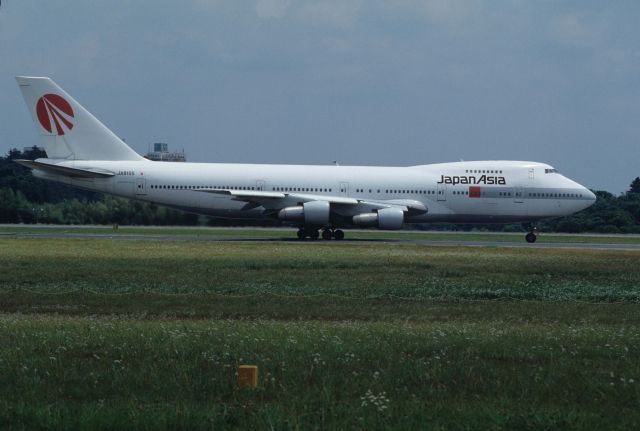 Boeing 747-200 (JA8155) - Departure at Narita Intl Airport Rwy16R on 1995/06/18