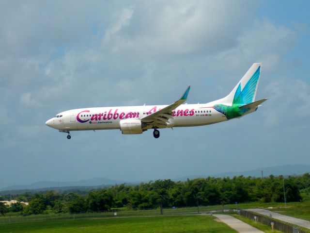 Boeing 737-800 (9Y-KIN) - 9Y-KIN operating BW662