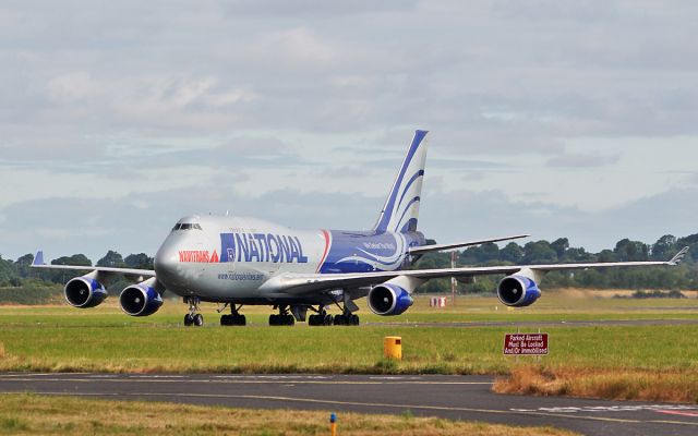 Boeing 747-400 (N919CA) - national b747-4f n919ca arriving in shannon 12/7/18.