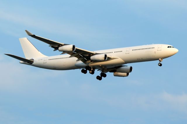 Airbus A340-300 (CS-TQZ) - Hi Fly, operating as Azores 201 arriving from Ponta Delgada