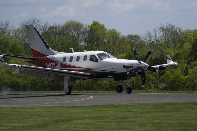 Daher-Socata TBM-900 (N975JB) - Shot 5/14/21 as plane was landing