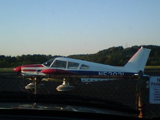 Piper Cherokee (N5203L) - Piper Cherokee parked on main ramp at Washington County.