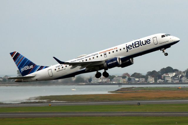 Embraer ERJ-190 (N368JB) - JBU 1685 heading to Pittdburgh