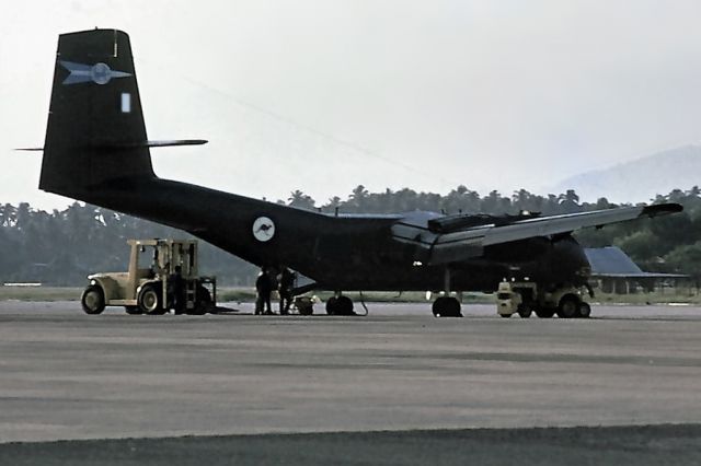 De Havilland Canada DHC-4 Caribou (A4152) - DHC Caribou RAAF A4-152 RAAF 38 squadron Butterworth mid 1970s.