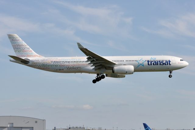 Airbus A330-300 (C-GKTS) - Air Transat C-GKTS with new color landing at YUL