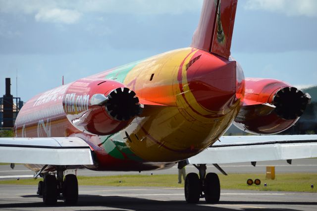 McDonnell Douglas MD-83 (OY-RUE) - FIFA's MD-80 holding short for departure