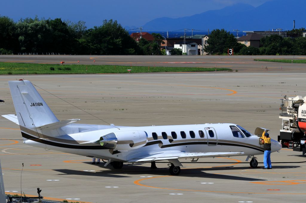 JA118N — - JA118Nbr /Nakanihon Air Servicebr /Cessna 560 Citation V/Ultra/Encorebr /August.01.2015 Hakodate Airport [HKD/RJCH] JAPAN