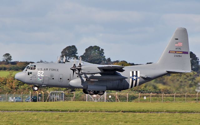 Lockheed C-130 Hercules (92-3284) - "rch271" usaf c-130h 92-3284 landing at shannon from eindhoven 24/9/18.