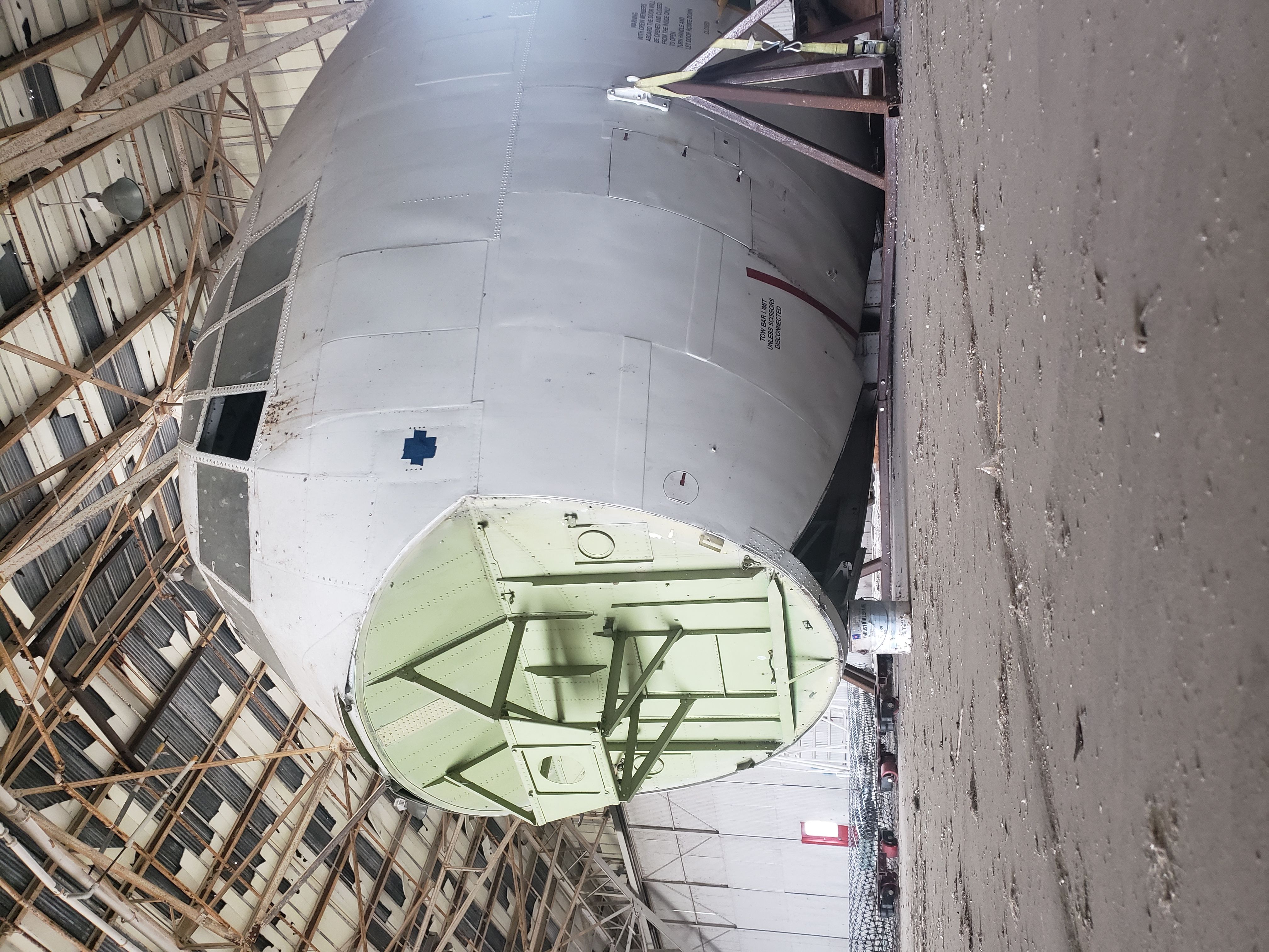 Lockheed C-130 Hercules (UNK) - Abandoned hangar shot of fuselage of old Alaskan civilian cargo hauler.