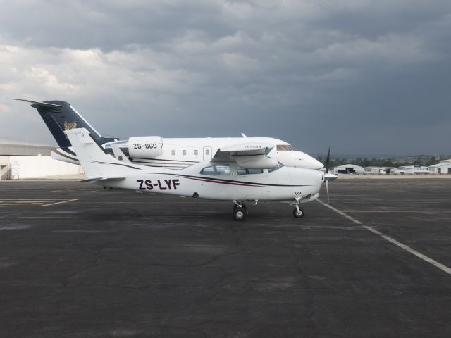 Cessna Centurion (ZS-LYF) - A very nice C210. Lanseria, South Africa. 23 NOV 2017