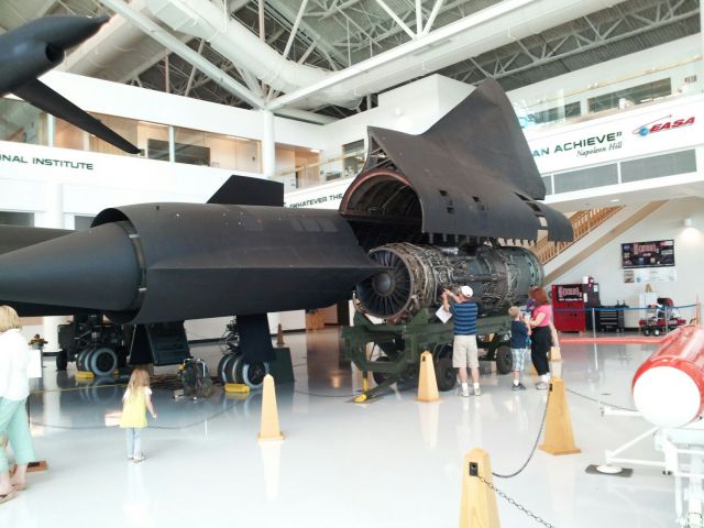 Lockheed Blackbird — - Inside the evergreen aviation museum